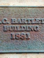 C.C. Bartlett Building Plaque